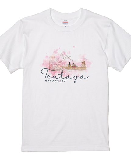 蔦屋重三郎シリーズ 花の色(3) Tシャツ 浮世絵 ユニセックス 和柄プリント 和 和柄 日本 お土産  外国人