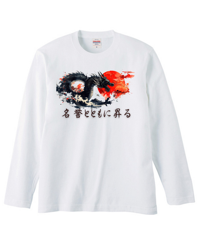 truckers T-Shirt (102) Long-sleeved Tee without ribbed cuff Japanese-style art