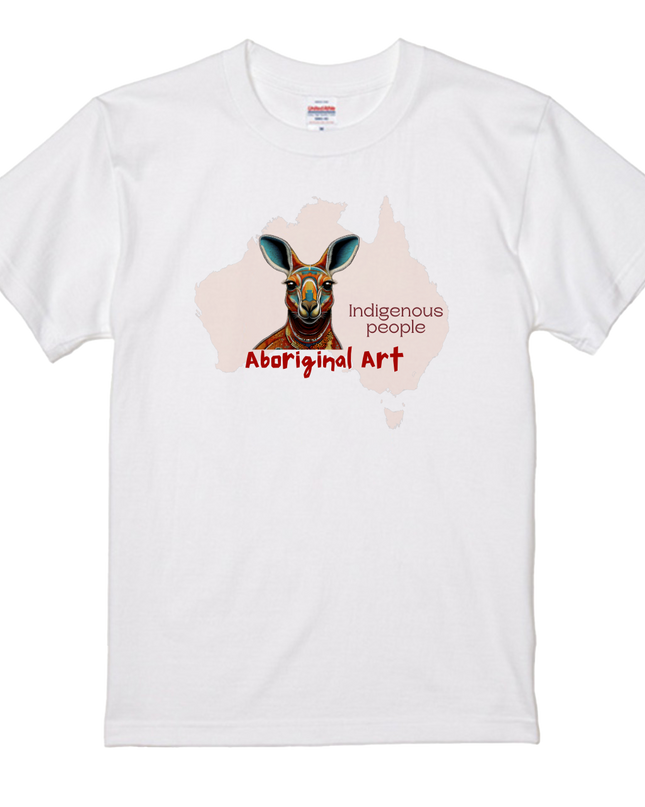 Aboriginal art T-Shirts(2) cotton  Novelty Gift Ideas Australia's dot painting Tee