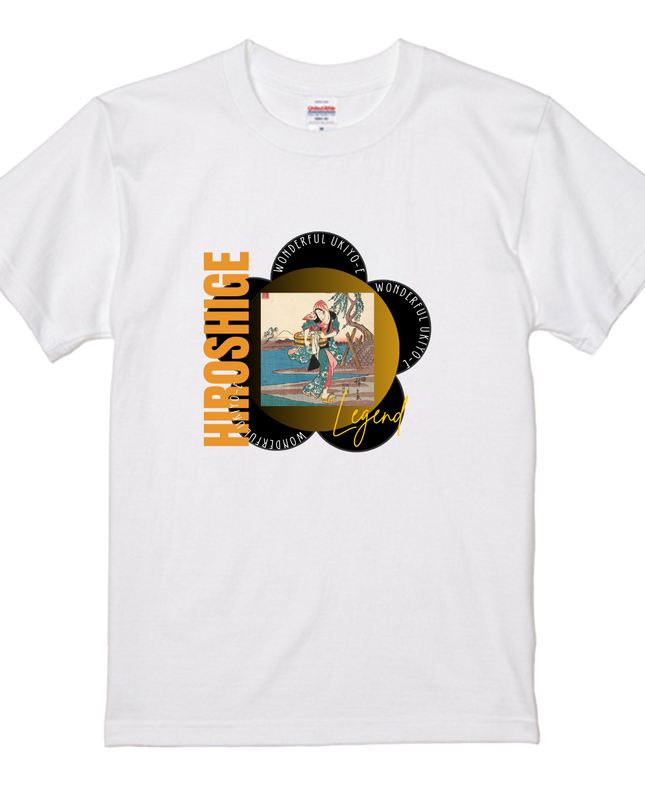 Famous Places Paintings by Hiroshige (2) T-shirts, Mitate-e, Nishiki-e, Ukiyo-e, Japanese prints, Japanese, Japanese patterns, Japanese art, souvenirs, foreigners