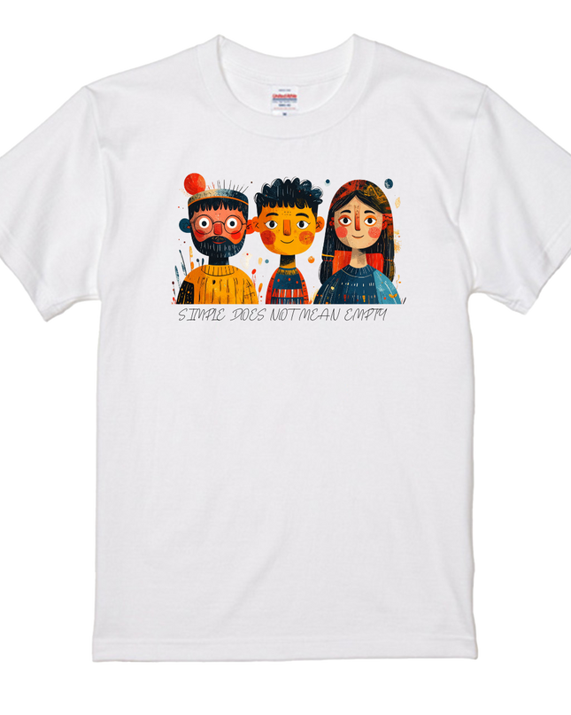 Naive / Primitive Modern T-Shirt (102) simple childlike Tee