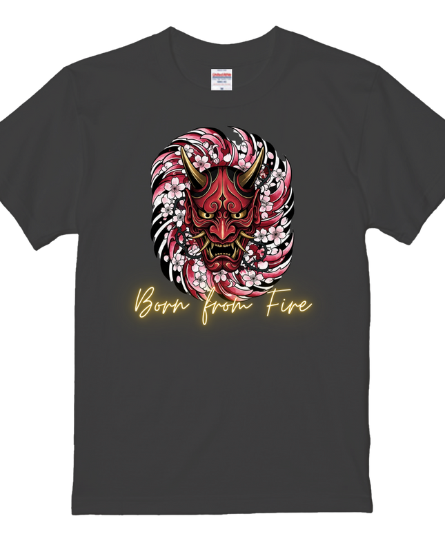 Truckers T-Shirt (202) Long-sleeved Tee without ribbed cuff Japanese-style art