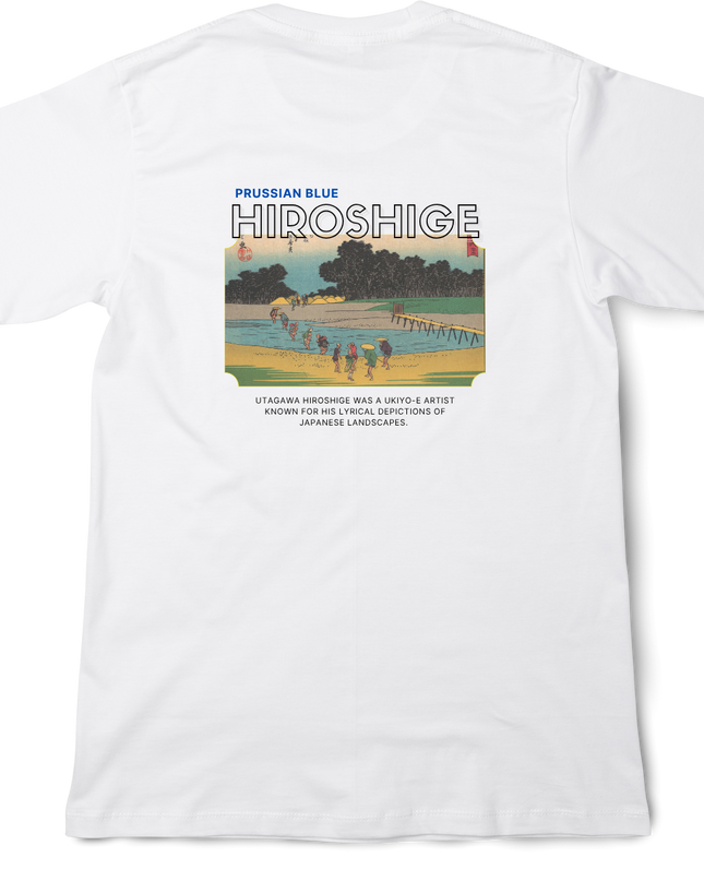 Hiroshige Blue (2) T-shirt Utagawa Hiroshige Mitate-e Nishiki-e Ukiyo-e Japanese print Japanese pattern Japanese art souvenir