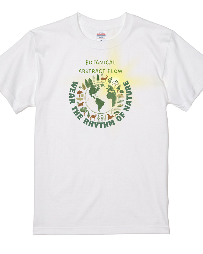 Eco Motif Design T-shirt (2) cotton Novelty Gift Ideas street art Tee