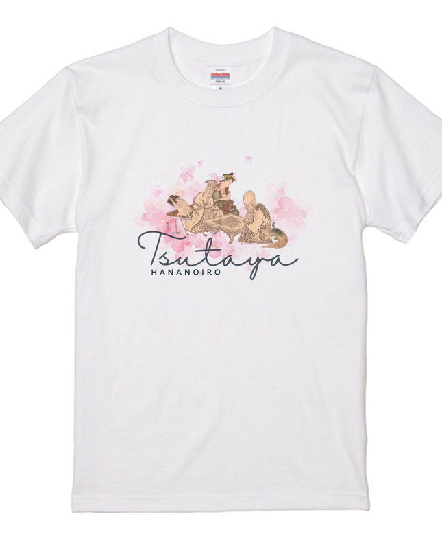 Tsutaya Juzaburo Series Flower Colors (4) T-shirt Ukiyo-e Unisex Japanese print Japanese pattern Japan Souvenir Foreigner 