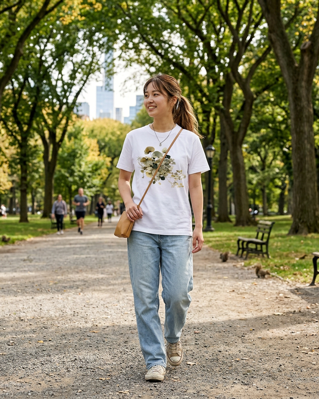 Wabi-Sabi style T-Shirt (102) earth colors Tee