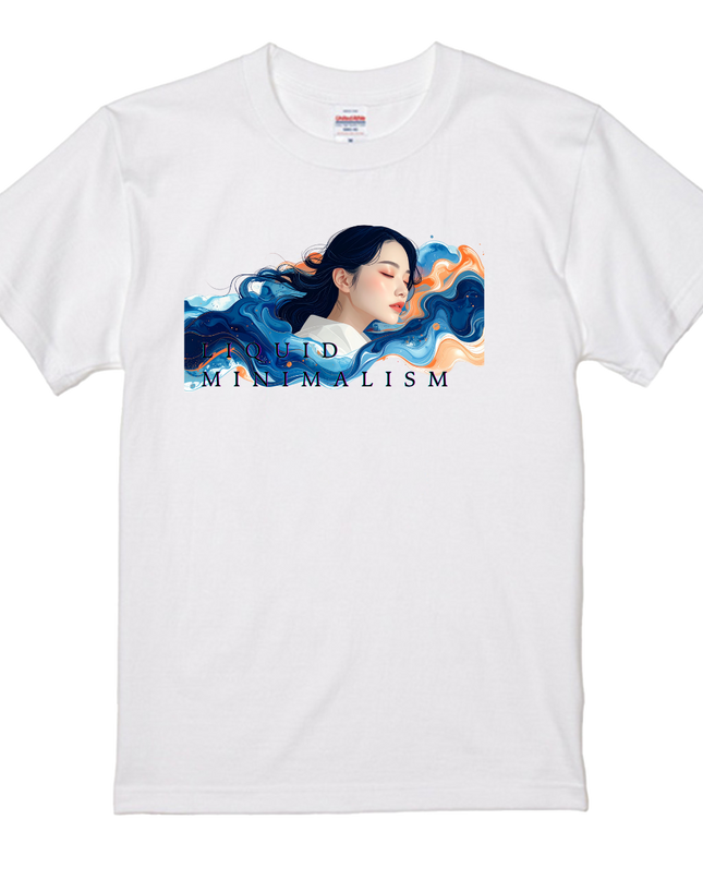 Liquid Minimalism T-Shirt (104) Fluid art Tee