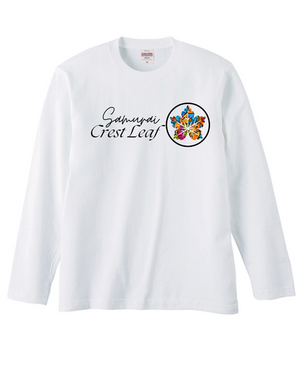 Deer antler comb (1) Jomon T-shirt Organic cotton Long sleeve T-shirt with ribbing Japanese print Japanese culture Souvenir