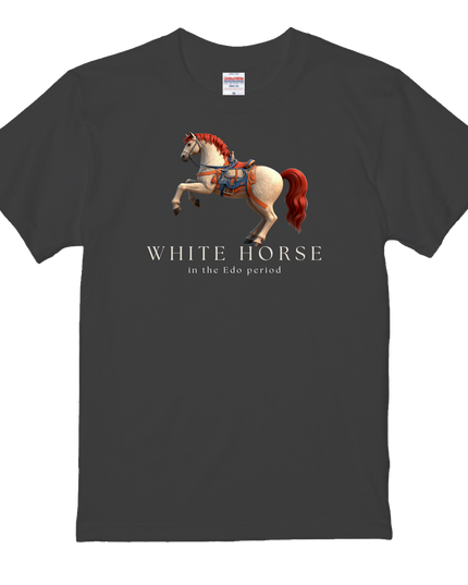 Horses in the Edo period T-shirt (2) Edouma T-shirts for a stylish Japanese look