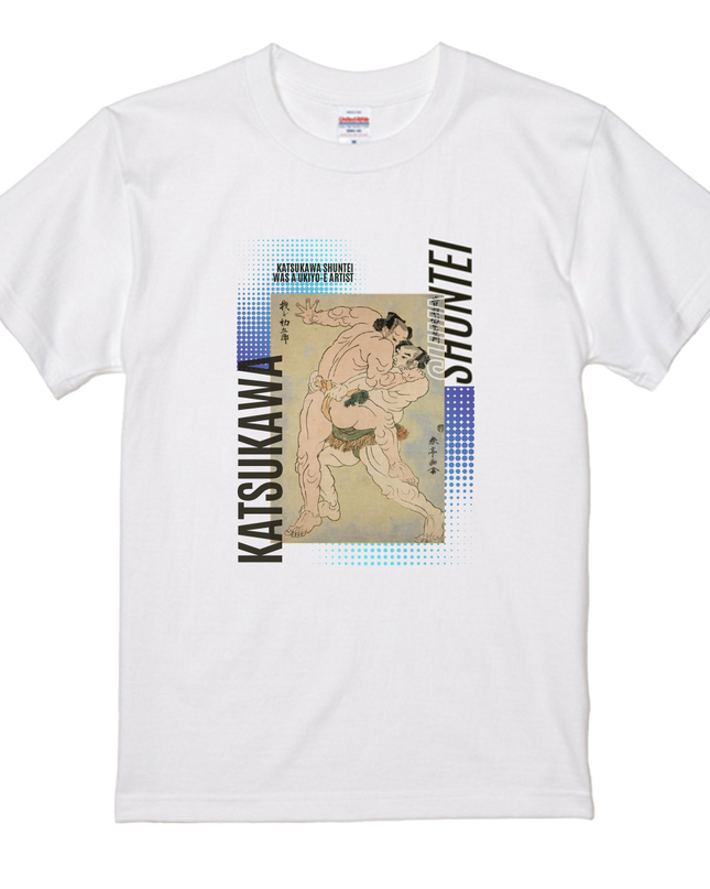 Katsukawa Shuntei (2) T-shirt, warrior painting, Nishiki-e, Utagawa, Ukiyo-e, Japanese print, Japanese, Japanese pattern, Japan, souvenir, foreigner