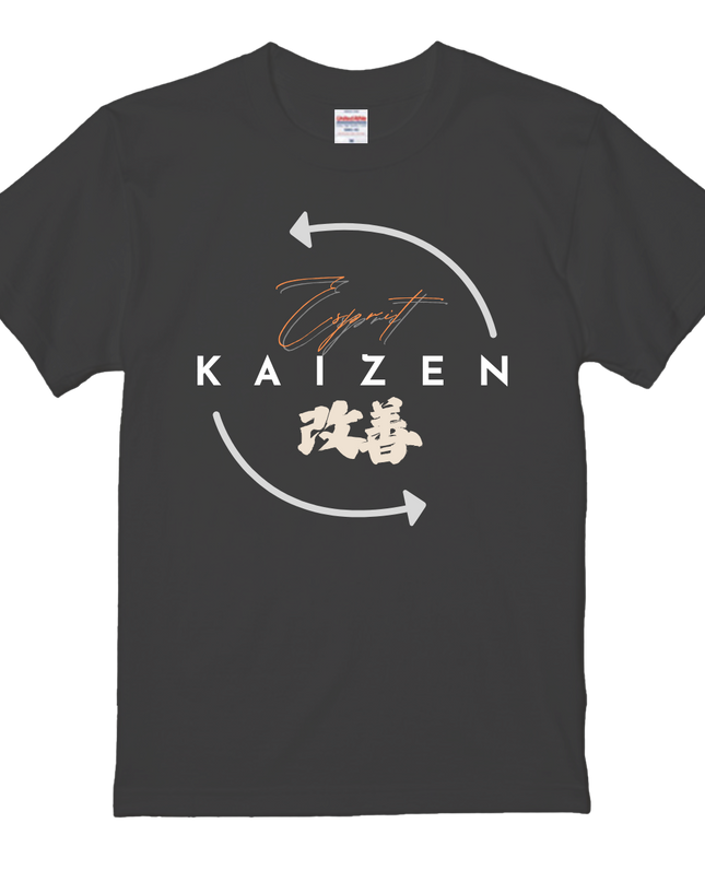 T-shirt "Esprit Kaizen" - Motif Lettre Coton - Idée Cadeau Originale(2)