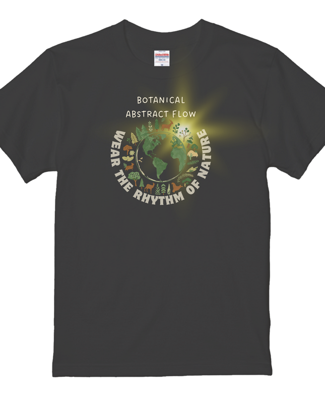 Eco Motif Design T-shirt (2) cotton Novelty Gift Ideas street art Tee
