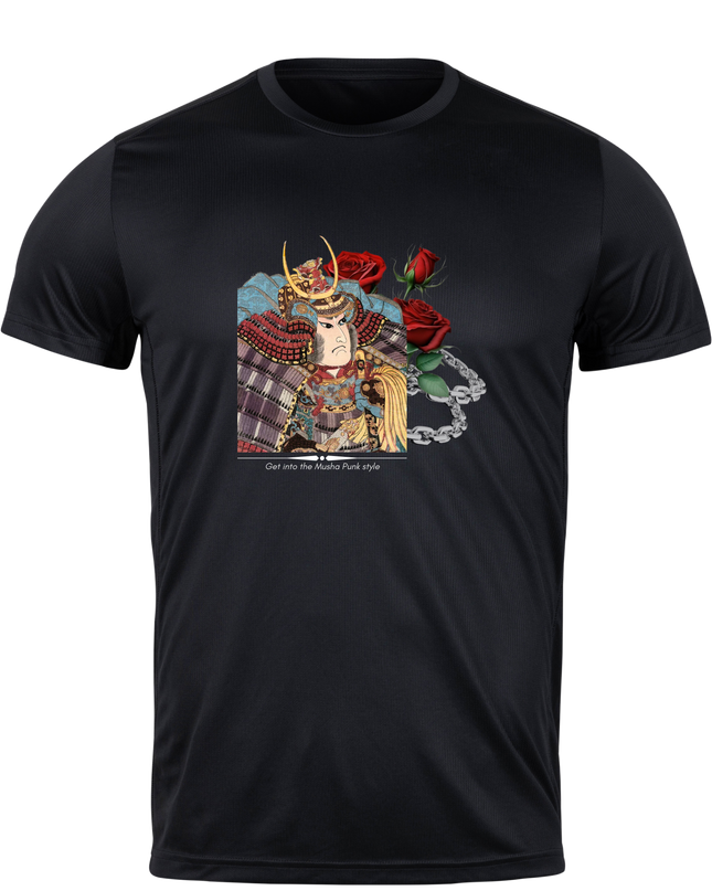 Musha Punk (4) T-shirt Ukiyo-e Japanese print Edo period art Japanese culture Woodblock print Souvenir Musya T-shirt