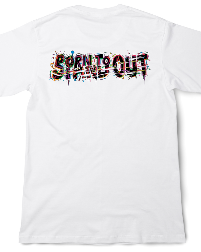 Typography T-shirt  (2) Back print cotton Novelty Gift Ideas street art Tee