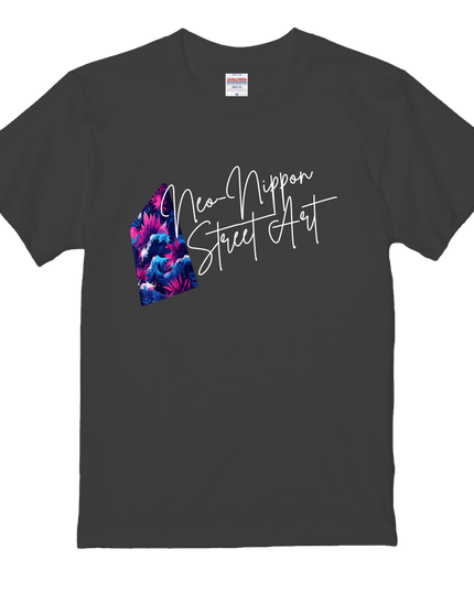 Japanese Wagara x graffiti T-Shirt (304)  Japanese Urban Street Culture Tee