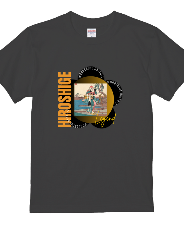 Famous Places Paintings by Hiroshige (2) T-shirts, Mitate-e, Nishiki-e, Ukiyo-e, Japanese prints, Japanese, Japanese patterns, Japanese art, souvenirs, foreigners