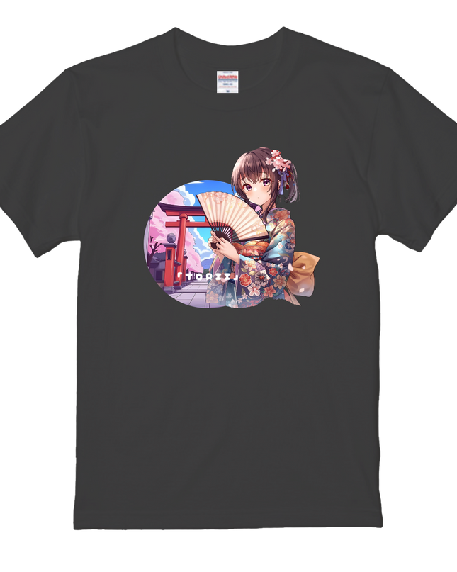 Anime & Tourist spots T-shirt (2) cotton Novelty Gift Ideas street art Japanese words Tee