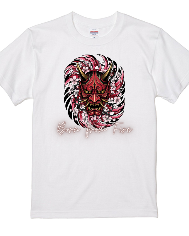 Truckers T-Shirt (202) Long-sleeved Tee without ribbed cuff Japanese-style art