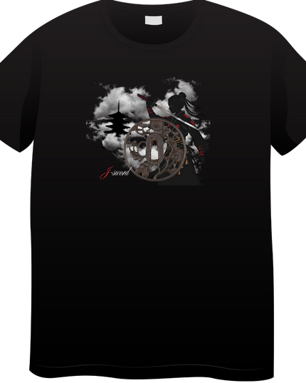 Tsubaweapon(204) T-shirt Japanese sword unisex Japanese print Japanese pattern Japan souvenir foreigner