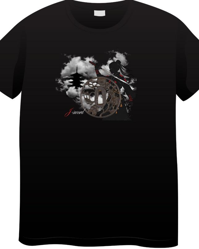 Tsubaweapon(204) T-shirt Japanese sword unisex Japanese print Japanese pattern Japan souvenir foreigner