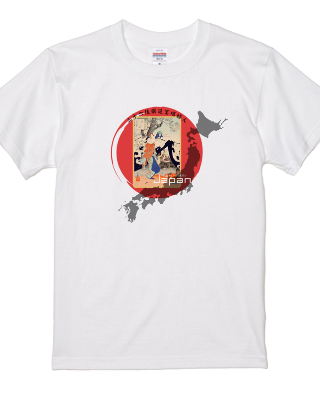 Mizuno Toshikata's Thirty-six Great Selections (3) T-shirt Ukiyo-e Unisex Japanese print Japanese pattern Japan Souvenir Foreigner