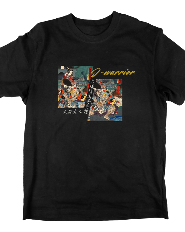 Warrior painting (Omori Hikoshichi) T-shirt Ukiyo-e Unisex Japanese print Japanese pattern Japan Souvenir Foreigner