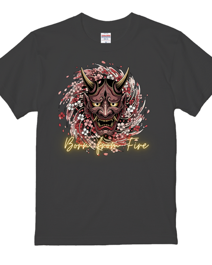 Truckers T-Shirt (203) Long-sleeved Tee without ribbed cuff Japanese-style art