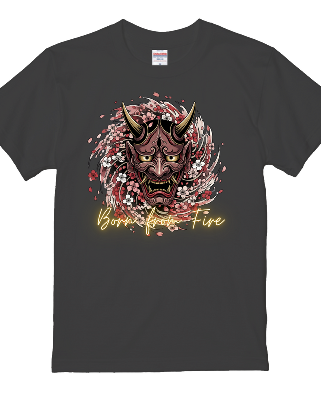 Truckers T-Shirt (203) Long-sleeved Tee without ribbed cuff Japanese-style art