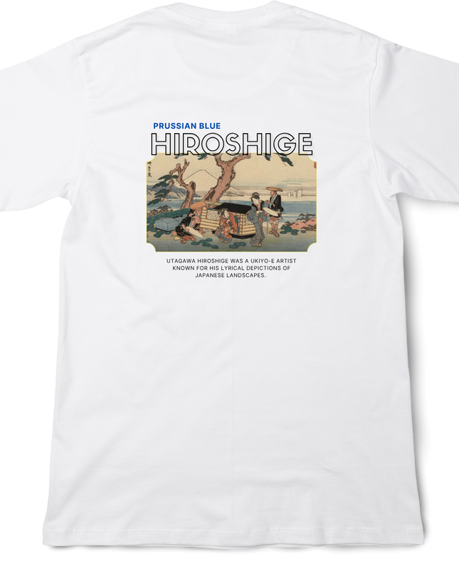 Hiroshige Blue (3) T-shirt Utagawa Hiroshige Mitate-e Nishiki-e Ukiyo-e Japanese print Japanese pattern Japanese art souvenir