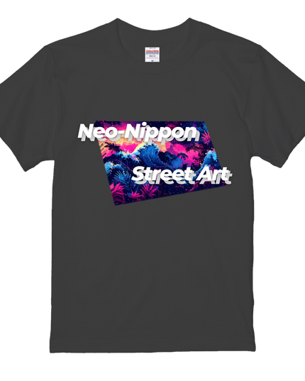 Japanese Wagara x graffiti T-Shirt (305)  Japanese Urban Street Culture Tee