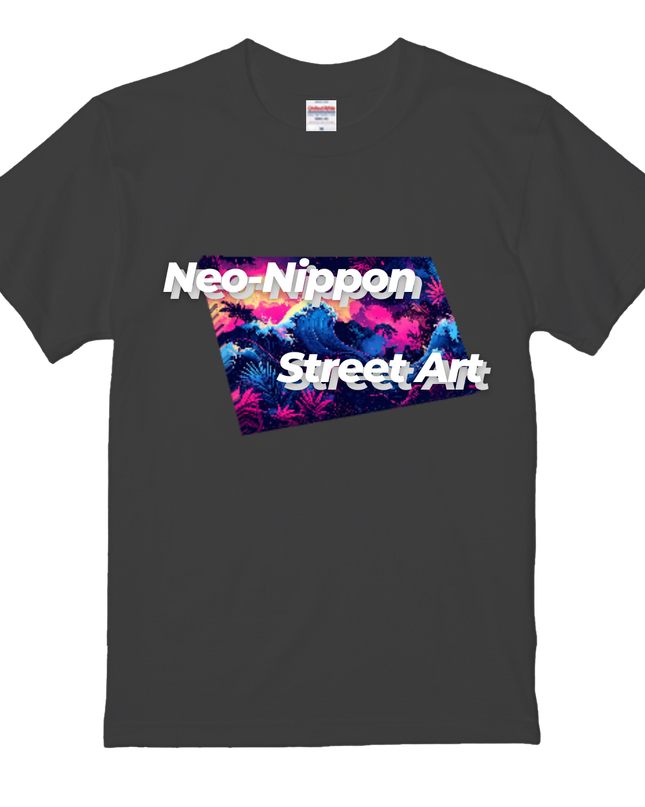 Japanese Wagara x graffiti T-Shirt (305)  Japanese Urban Street Culture Tee