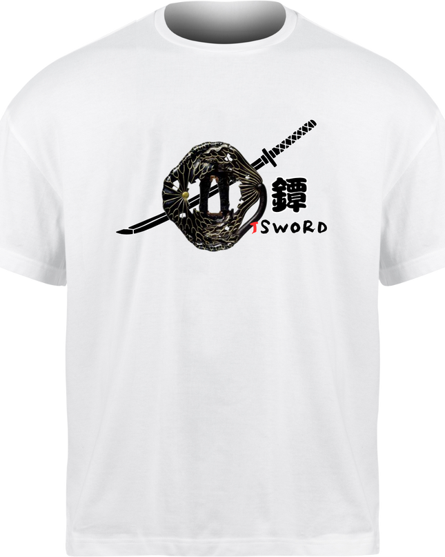 Tsuba weapon (3) T-shirt Japanese sword Unisex Japanese print Japanese pattern Japan Souvenir Foreigner