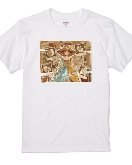 Handmade-style collage T-Shirt (105) Digital Craft Tee