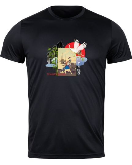 Thirty-six Beautiful Women T-shirts (3) Ukiyo-e Print Japanese Pattern Japanese Souvenir Mizuno Toshikata Geisha T-shirt