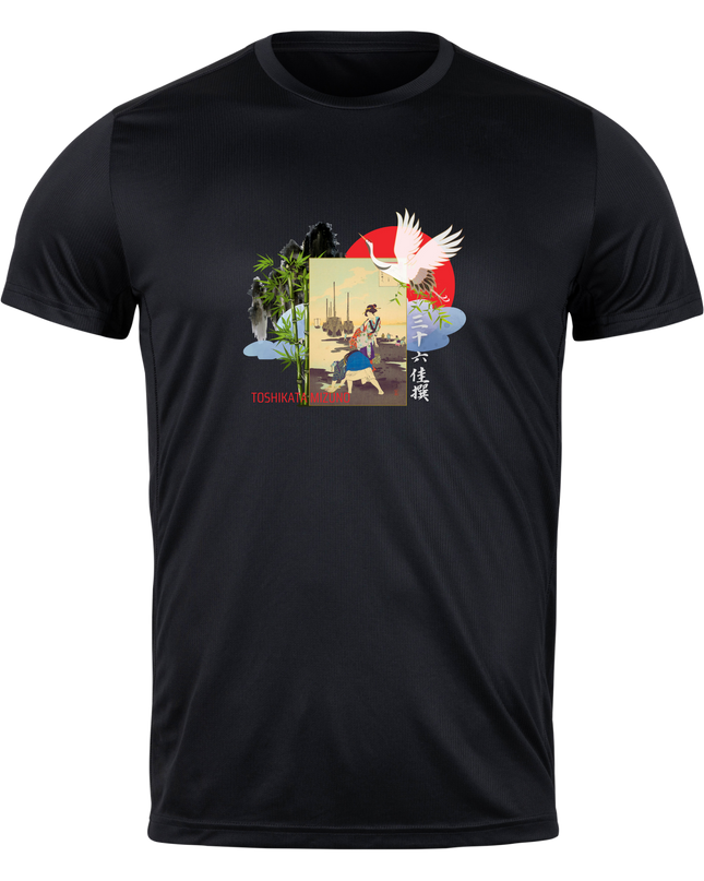 Thirty-six Beautiful Women T-shirts (3) Ukiyo-e Print Japanese Pattern Japanese Souvenir Mizuno Toshikata Geisha T-shirt
