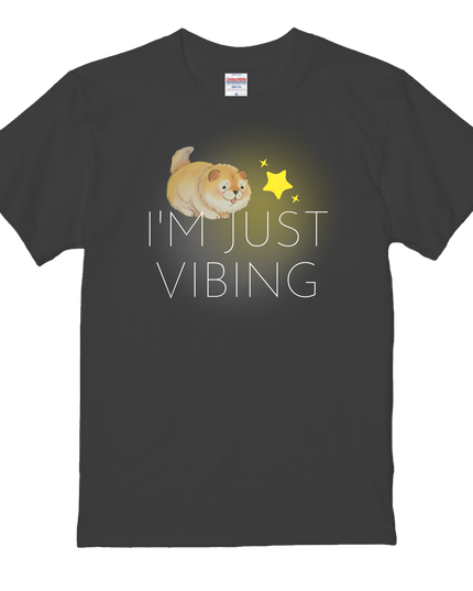 Popular Words T-Shirts(9) cotton Letter T-shirt Novelty Gift Ideas Funny T Shirt (I'm just vibing)