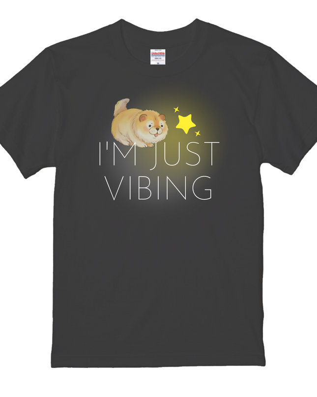 Popular Words T-Shirts(9) cotton Letter T-shirt Novelty Gift Ideas Funny T Shirt (I'm just vibing)