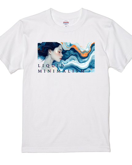 Liquid Minimalism T-Shirt (105) Fluid art Tee