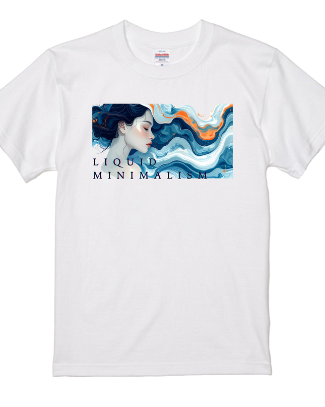 Liquid Minimalism T-Shirt (105) Fluid art Tee