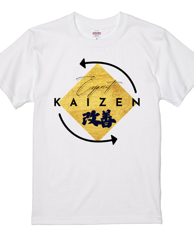 T-shirt "Esprit Kaizen" - Motif Lettre Coton - Idée Cadeau Originale(3)
