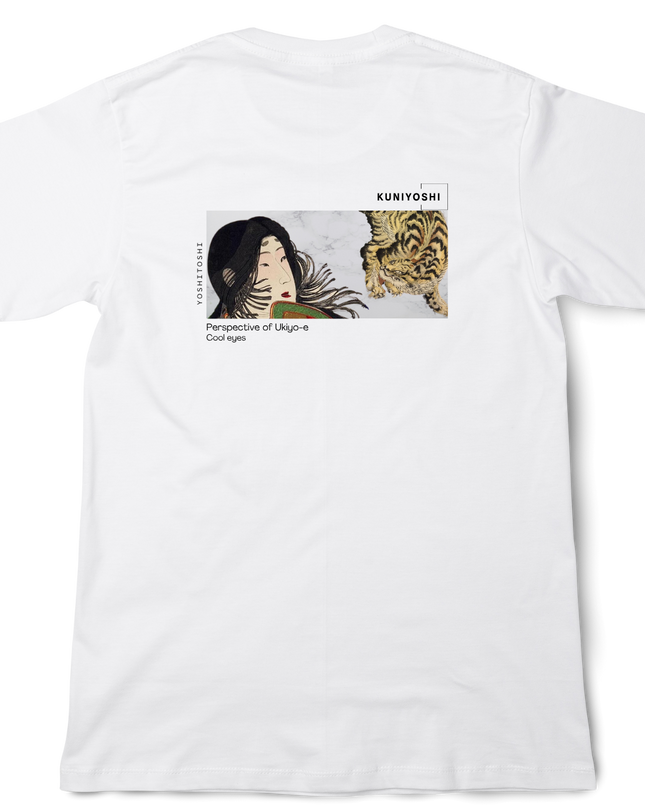 Kuniyoshi Tiger (1) T-shirt Utagawa Kuniyoshi Dragon and Tiger Nishiki-e Ukiyo-e Japanese print Japanese pattern Japan Souvenir Foreigner