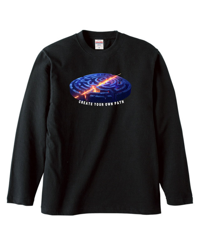 Cool English phrases T-Shirt (206) Long-sleeved Tee without ribbed cuff