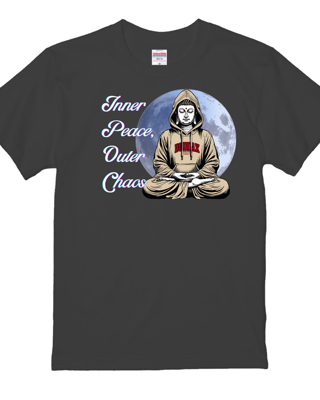 BALANCE WITHIN（静と動）Zen × Urban T-Shirt (106)  Japanese design, Zen style Tee