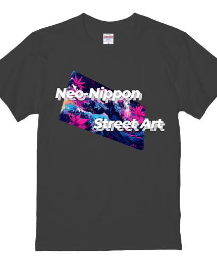 Japanese Wagara x graffiti T-Shirt (306)  Japanese Urban Street Culture Tee