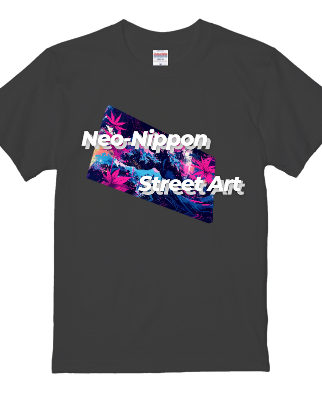 Japanese Wagara x graffiti T-Shirt (306)  Japanese Urban Street Culture Tee