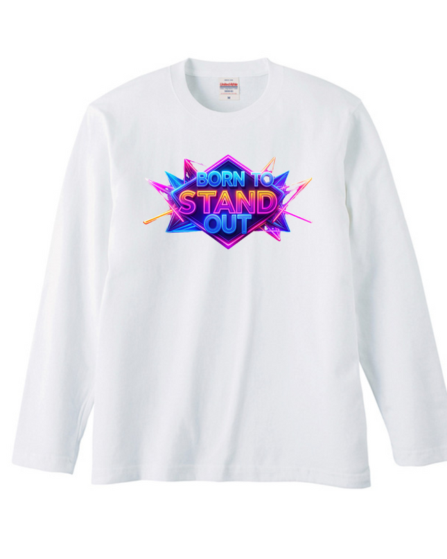 Cool English phrases T-Shirt (103) Long-sleeved Tee without ribbed cuff