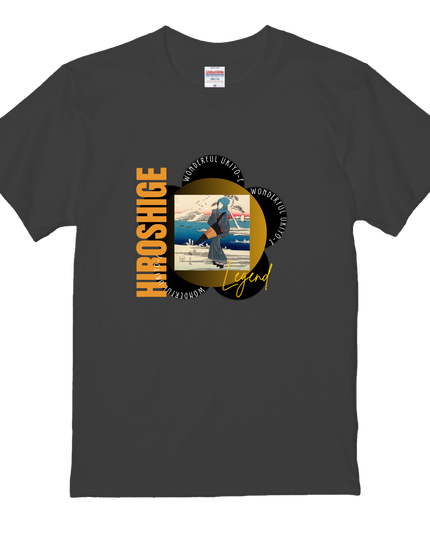 Famous Places by Hiroshige (3) T-shirt, Mitate-e, Nishiki-e, Ukiyo-e, Japanese print, Japanese, Japanese pattern, Japanese art, souvenir, foreigner