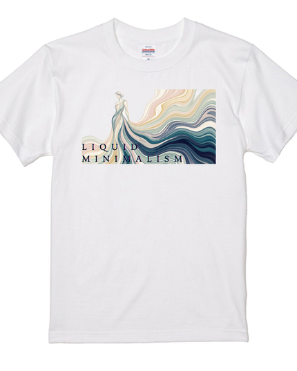 Liquid Minimalism T-Shirt (106) Fluid art Tee
