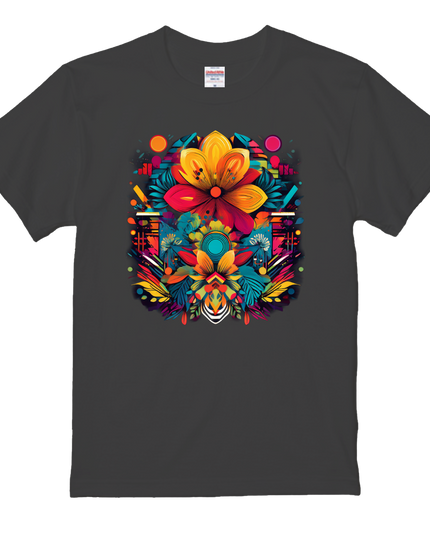 Maximalism × Colorful Pattern Design T-shirt (3) cotton Novelty Gift Ideas street art Tee