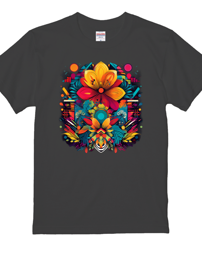 Maximalism × Colorful Pattern Design T-shirt (3) cotton Novelty Gift Ideas street art Tee